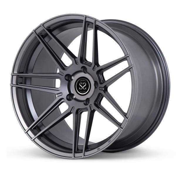 19x8.0 изготовленное на заказ 1-PC выковало черноту лоска сплавливания оправ 5x108 Форда