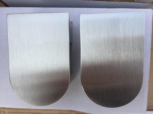 Stainless and Glass Balustrade 45*63mm Glass Clamp for 12.76mm Glass