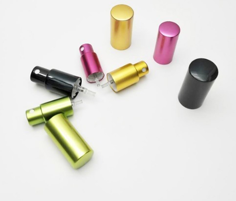 Aluminum Perfume Pump Sprayer , Perfume Pump Atomiser For Perfume Bottle