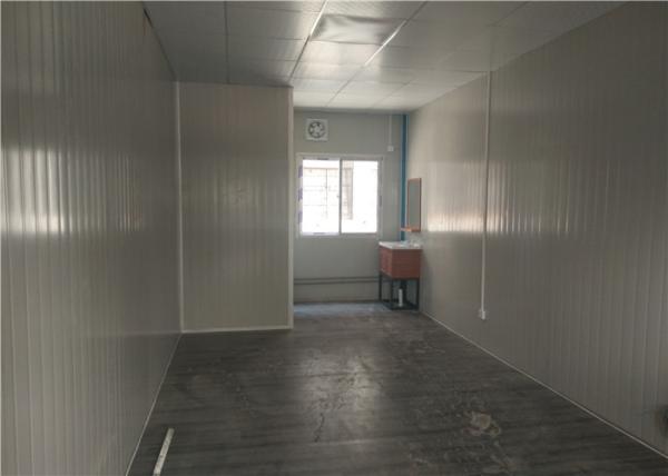 Tipo luxuoso casa de aço de T da casa pré-fabricada da luz de painel do sanduíche para a sala de aula