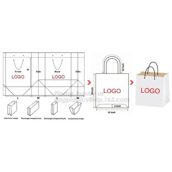 LE SAC EN PAPIER Craft Bag, Multi-purpose Toys Clothes Drawer Organizer Laundry Bag Fruit Flower Plant Pot Cover