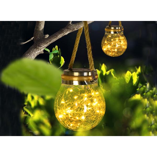 Solar Crack Tank Lamp Mason Tank Lamp Hanging Tree Lamp Courtyard Lamp Villa Decor Hanging Lamp