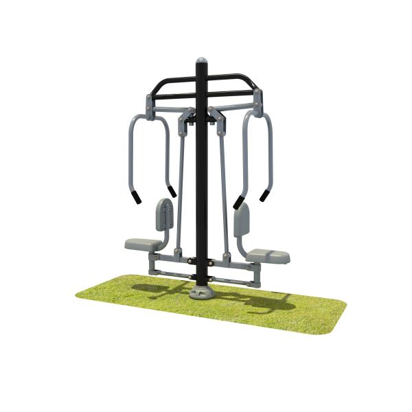 Outdoor fitness double sit pusher FS-26806