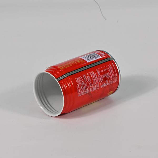 Waterproof Round Beverage Tin Can CMYK Printing Drink Tin Can