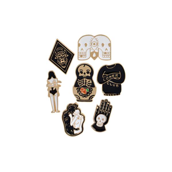 3*4cm Size Custom Soft Enamel Pins , Metal Pin Badges High Strength Materials