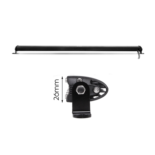 72W Super Slim Single Row Cree Off Road LED Light Bar Diecast Aluminum Housing