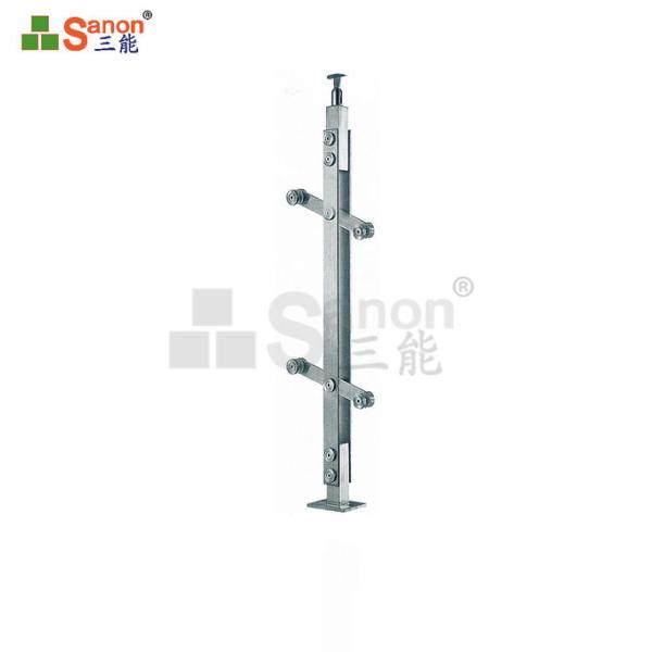 ASTM DIN EN Stainless Balustrade Posts Corrosion Resistance For Outdoor Steps