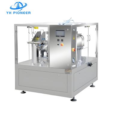 3KW Flexible Rotary Bag Feeding Packing Machine With 65-400mm Bag Length