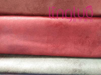 Good Color Fastness Suede Sofa Fabric Furniture Upholstery Velvet Tech Cloth