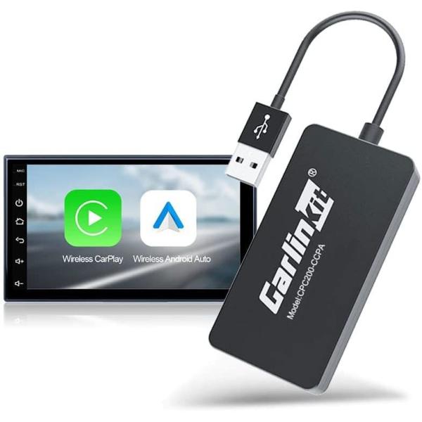CCPA Multimedia Wireless Android Auto Carplay USB Dongle For Android 4.4+ Head Unit