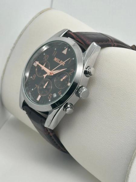 Miler en acier inoxydable quartz montre 30m imperméable style de robe