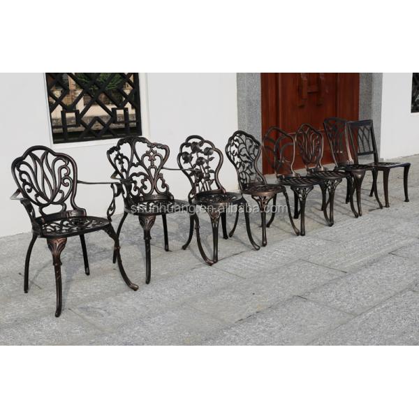 Garden Furniture Plant Bench Outdoor Rest Chair with White Frame and Aluminum Leg