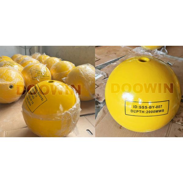 High Density Deep Sea Buoy 0.3g/cm3-0.7g/cm3 Exploration Buoys With 7000m Depth Resistance
