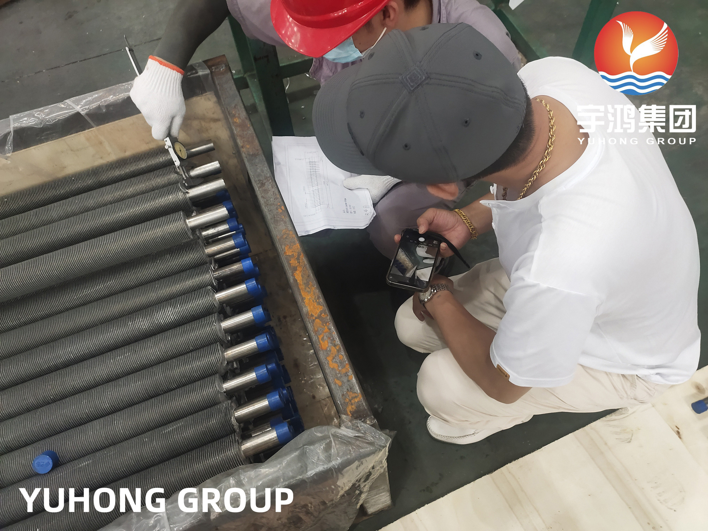 ASTM A213 TP304 Extruded Fin Tube For Petroleum Indrusty Heat Exchanger Tube Air Cooler Condenser Application