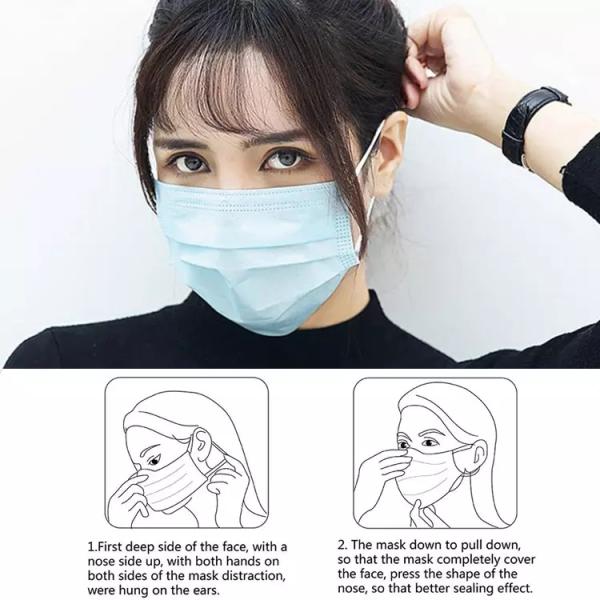 Face Mask Medical Surgical 3 Ply Medical Surgical Face Mask Earloop