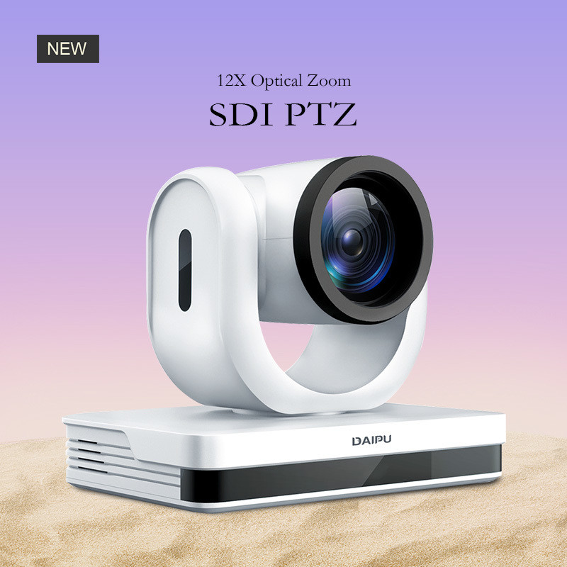 PTC-12S PoE HD-MI 3G-SDI USB 1080P60 HD IP Camera for Professional Broadcasting System