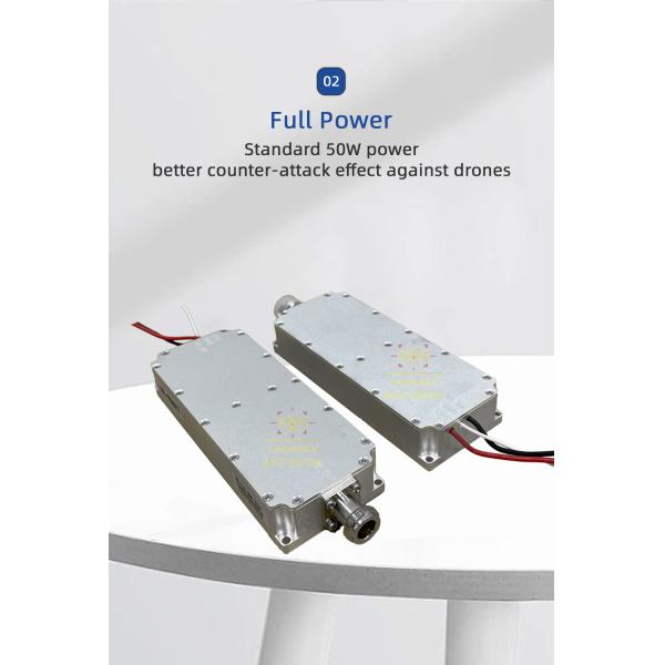 50W Anti FPV Module 300-500MHz GaN RF Power Amplifier