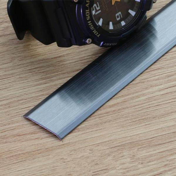 Gold Mirror Stainless Steel Trim Polishing Flat Metal Tile Trim For Furniture