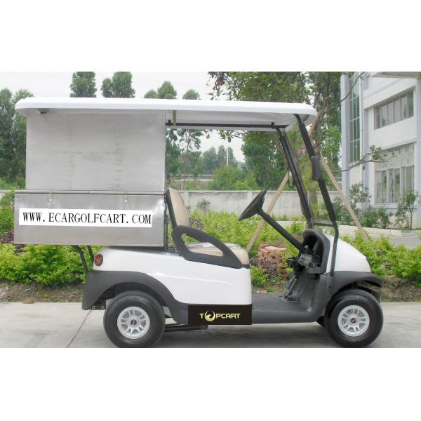 2 Person Custom Electric Golf Carts Stainless Steel Material For Food Transportation