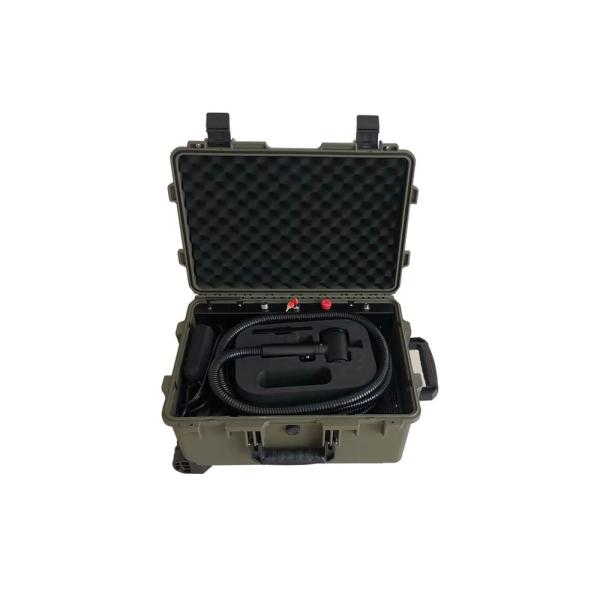 100w Grey-Green Suitcase Fiber Laser Cleaner Contact Us For A Big Discount Fiber Laser Cleaning Machine Promotion
