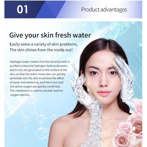 Hydrogen Oxygen Facial Rejuvenation Machine Black / White Color Optional