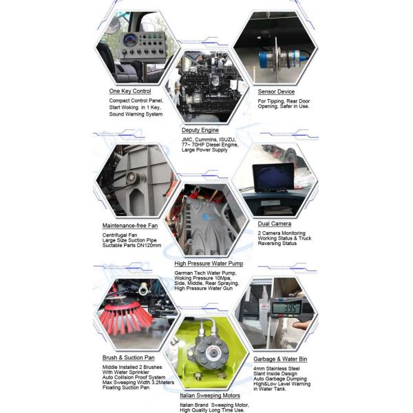 Ручной привод тележки метельщика дороги вакуума 4X2 ISUZU левый