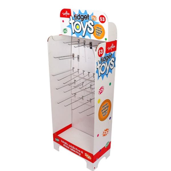 Wall Mount Pegboard Hook Display Metal Peg Hook Display For Airport Flight