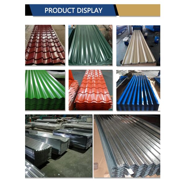 Building Material PPGI Roofing Sheet Color Painted galvanised corrugated roofing sheets