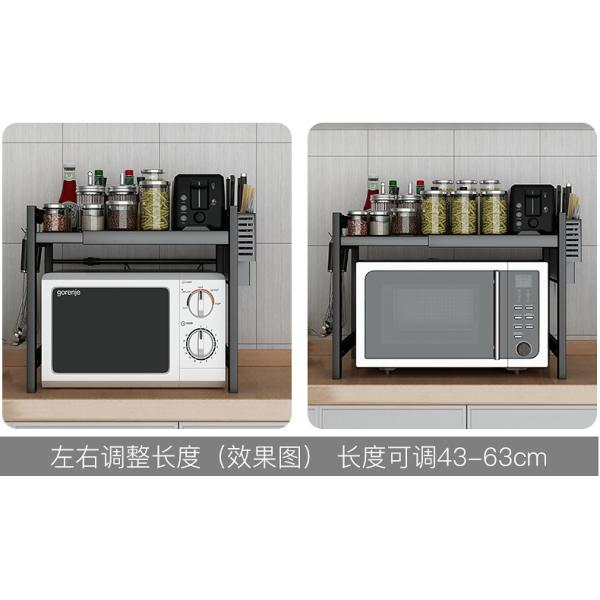 Aluminum Alloy Oven Storage Rack , Two Tier Kitchen Microwave Rack