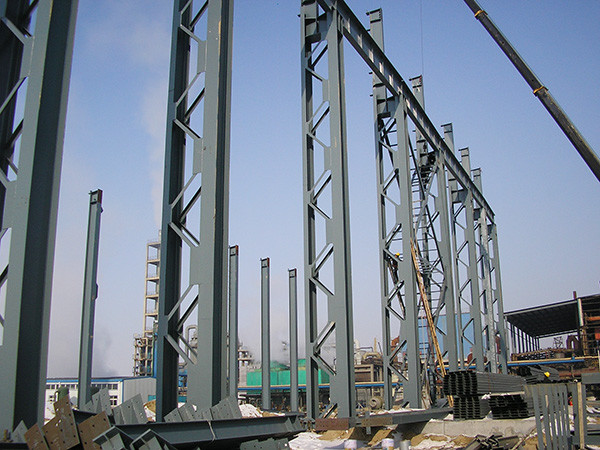 Durable Heavy Steel Construction Heavy Steel Frame Warehouse Workshop