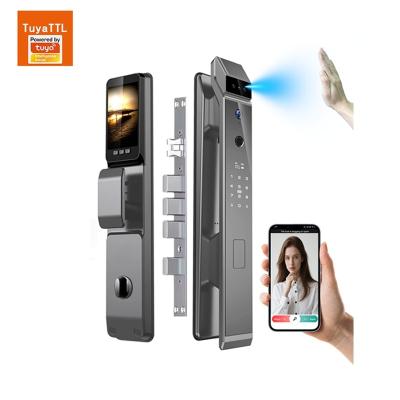 Smart Lock Fingerprint Fully Automatic 3D Face Push Pull Smart Door Lock