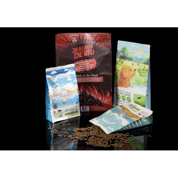 Сумки корма для домашних животных дна коробки кормов для животных печатания Гравуре Зиплок