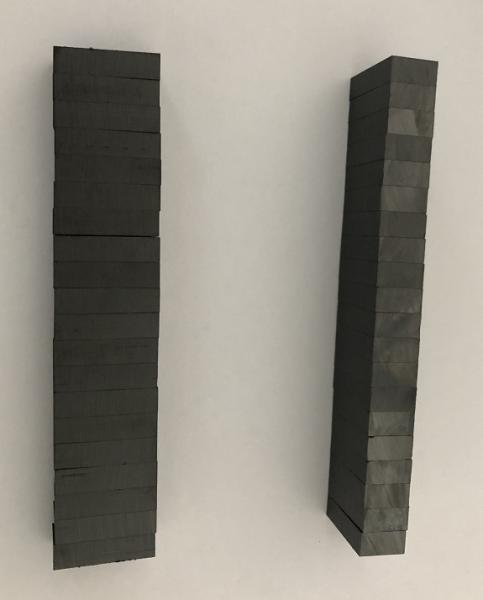 C10 Grade Customized Small Bar Block Shape Isotropic Ferrite Magnet