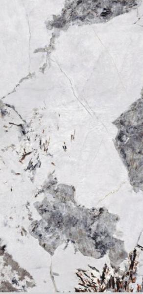 Large Format Polished Glazed Kitchen White Ceramic Wall Tiles 1200x2400 Mm Marble Look Porcelain Tile