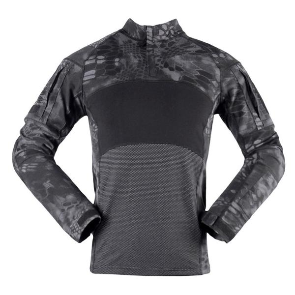 Camiseta de algodão de manga longa de cor personalizada para homens Uniforme de treino de rana de verão