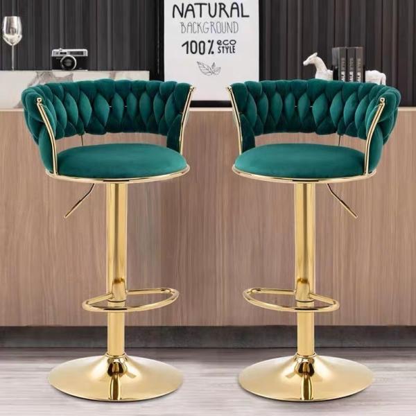 Adjustable High Bar Chair Modern European Make Up Luxury Minimalist Lounge Chaise Haute Pour Interior Decoration