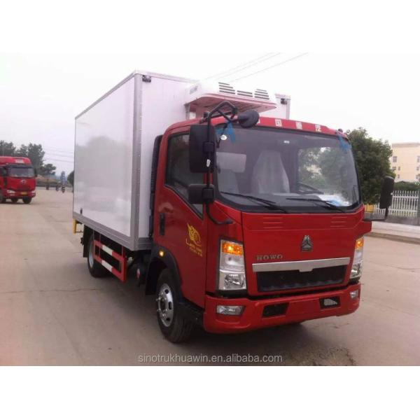 SINOTRUK HOWO food truck refrigerator freezer refrigerator van truck