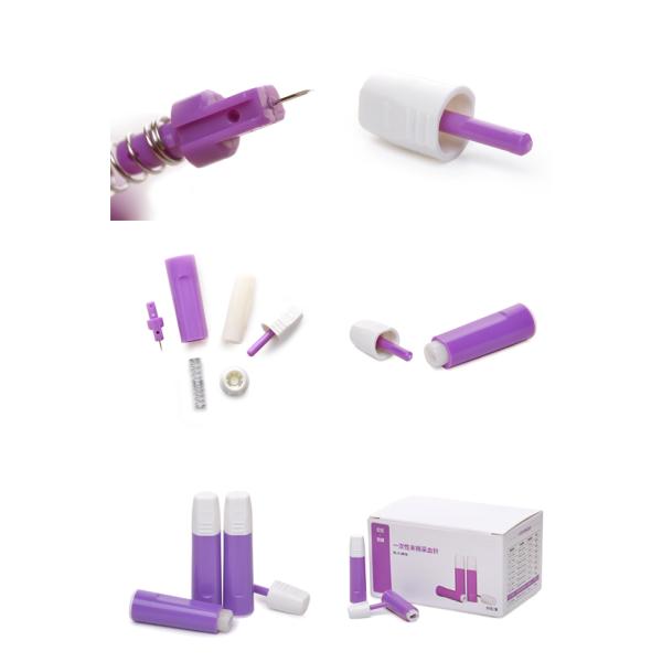 Lancettes de sécurité à aiguille rétractable automatique