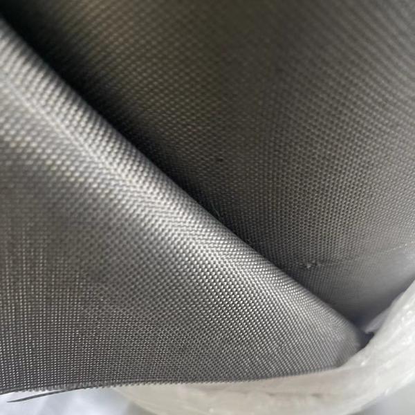 Высокотемпературная стекловолокнистая ткань 500C Термостойкая и гибкая черная