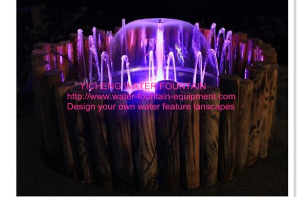 Mushroom Mini Water Fountain with Lights , Outdoor Water Fountains 68cm -100cm