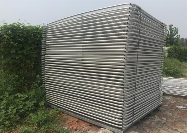UK standard 38mm vertical tube and horizontal tube 25mm temp construction fence panels 2045mm*3450mm rental fence panels