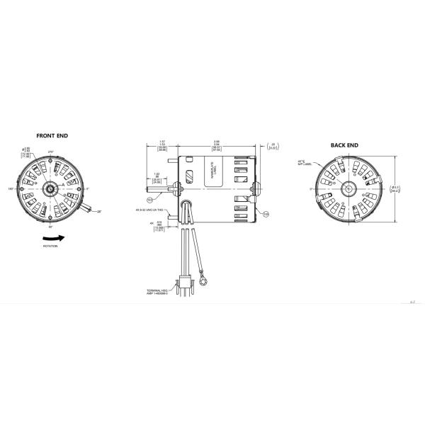 UL поляка 92W электрического двигателя для воздуходувки 2 поляка тени AC мотора кадра 60Hz 3,3