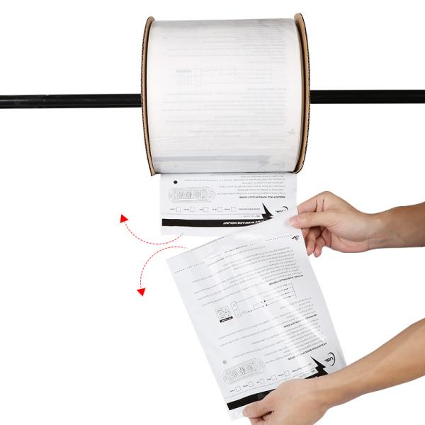 Подгонянный LDPE Pre раскрыл сумки на Rolls использует для машины завалки