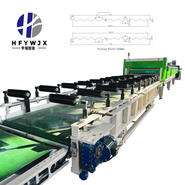 PLC Control Double Layer Roll Forming Machine 350H Steel Frame 40M/min For Roof
