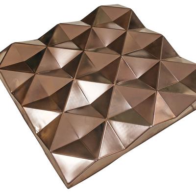 4x8 gravou a folha de aço inoxidável AISI 201 304 316 Rose Gold Brushed Ornamental