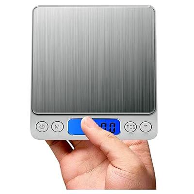 ABS Plastic Jewelry Scale I2000 Portable 2000g Mini Digital Weighing Scale 0.1g High Precision for Weight Measurement