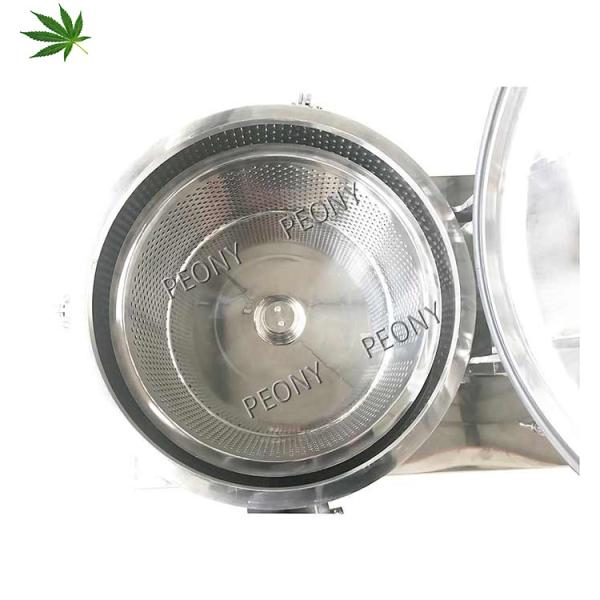 Máquina vestida de la extracción del etanol del acero inoxidable de la centrifugadora de la cesta de la baja temperatura