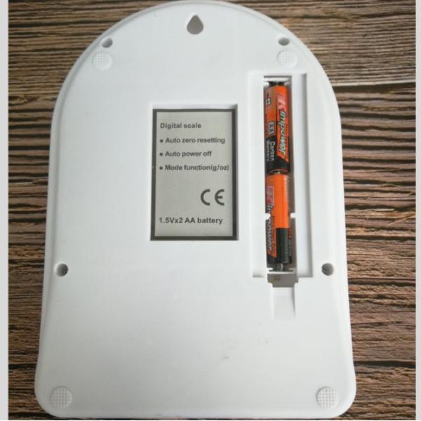 10KG Division 1g Digital Electronic Kitchen Food Weighing Scale Kitchen Scale with 10KG Maximum Weight Recommendation