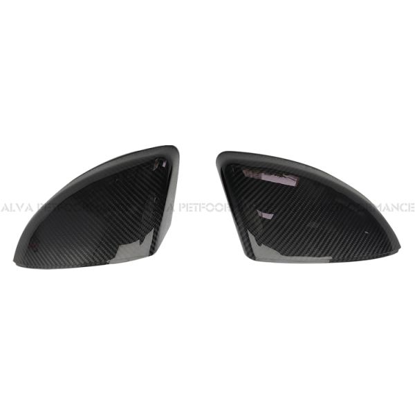 Side Mirror Left Cover Dry Carbon Fiber OEM Type Fitment Excellent Audi R8 2020 Plus Replacement Accessory