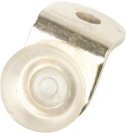 Silver Glass Shelf Holder , Glass Fitting Hardware OEM Customized Diameter